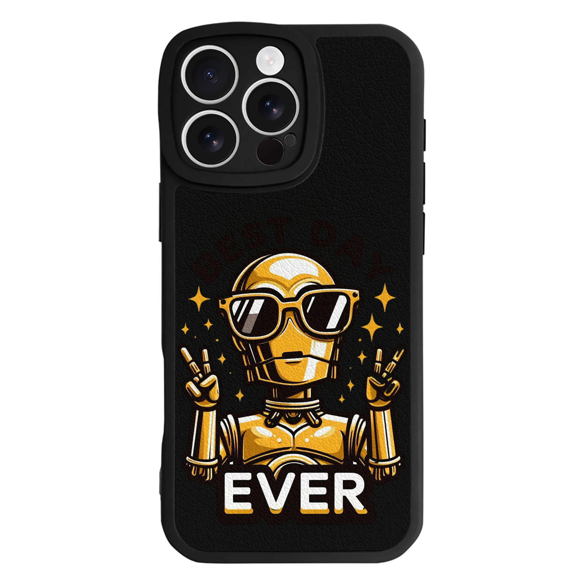 （画像用） スター・ウォーズ Star Wars 【iPhone 16シリーズ対応】シリコンスマホケース（レザー調） 材質：シリコン